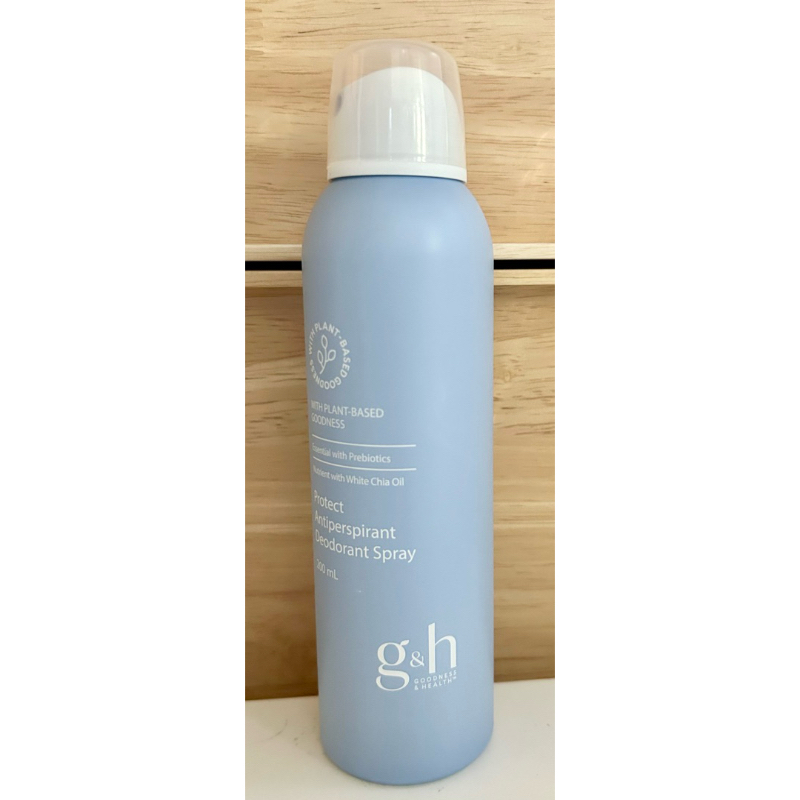 G&H ใหม่สเปรย์ระงับเหงื่อและกลิ่นกาย จีแอนด์เอช โพรเท็คท์+ปริมาณสุทธิ200ml
