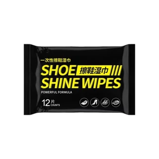 12แผ่น แผ่นเช็ดทำความสะอาดรองเท้า Shoe wipes
