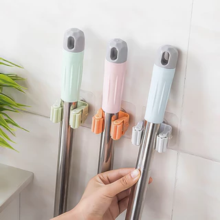 [ราคาส่วนลด ถูกที่สุด]ที่แขวนติดผนัง ที่แขวนไม้กวาด Magic Mop Holder ไม่ต้องเจาะผนัง สะดวกสบาย