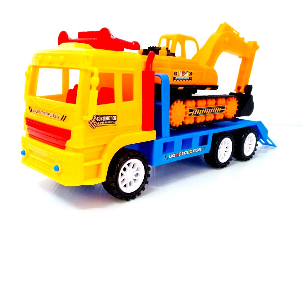 CONSTRUCTION CONVOY รถของเล่น รถเทลเล่อ ทุกแม็คโคร รถหัวลาก มีลาน ตรงปก พร้อมส่ง จากไทย 3368
