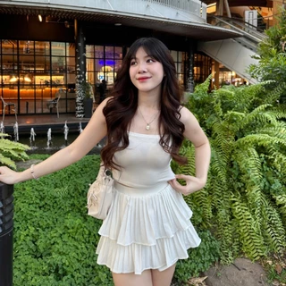 🌈SpinnyHouse🌈ครอปสายเดี่ยว ผ้าเรย่อน ❤️‍🩹 ยืดตามตัว ใส่อยู่บ้านใส่เที่ยว คือได้หมดน้ารุ่นนี้ รุ่น สายเดี่ยวเรย่อน
