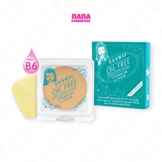 ซันเวย์ ออยล์ฟรี ทูเวย์ พาวเดอร์ เค้ก รีฟิล แป้งพัฟ ควบคุมมัน Sunway Oil Free Two-Way Powder Cake Refill