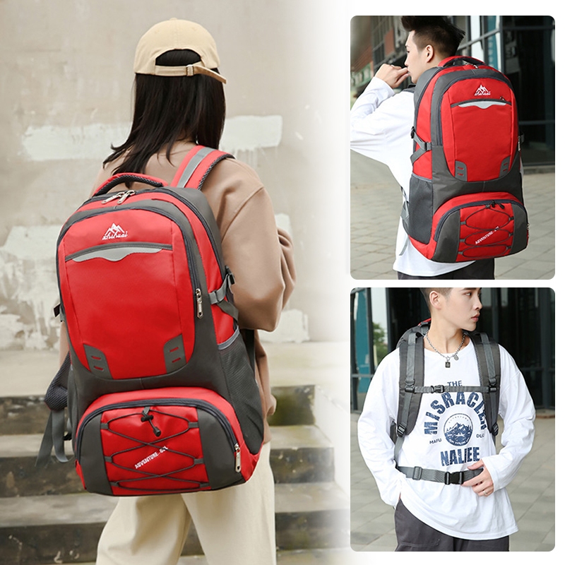 กระเป๋า ขนาดใหญ่ 60L/85L กระเป๋าสะพายหลัง กันน้ำ Traveler Backpack กระเป๋าเดินทาง