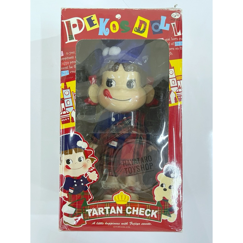 ตุ๊กตา เปโกะจัง Peko chan Tartan Check ของแท้