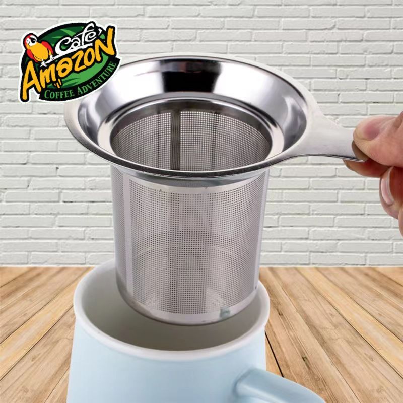 [St.Coco Cafe]ที่กรองชาอันใหญ่ สแตนเลส304 อุปกรณ์ชงชา ใช้ซ้ําได้ Stainless Tea Infuser