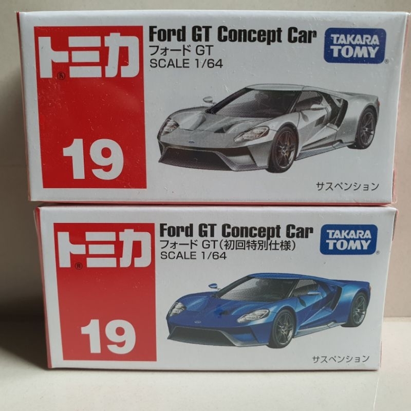 โมเดลรถเหล็ก Tomica #19 Ford GT Concept car (สินค้าของใหม่ มีชีลพลาสติก ของแท้100%)
