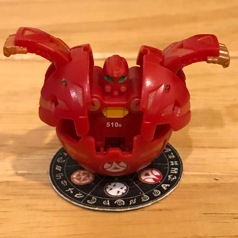 Bakugan Battle Brawlers B2 Pyrus Robotallion VHTF