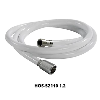 NC Hardware สายฝักบัว / สายฉีดชำระ / สายอเนกประสงค์ PVCสีขาว หัวสเเตนเลสอุปรณ์ ทองเหลือง ขนาด 1.2/1.5 เมตร