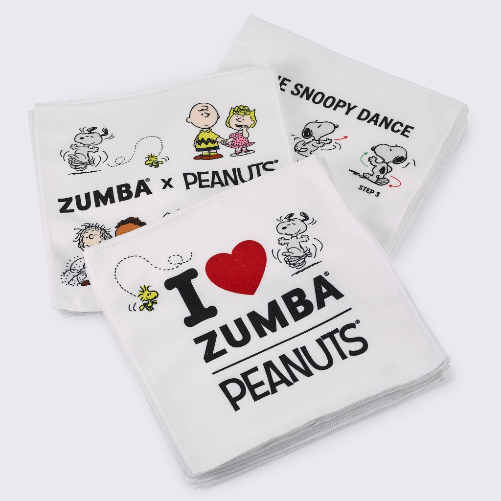 Zumba X Peanuts Small Towel (ผ้าเช็ดหน้าออกกำลังกายซุมบ้า)