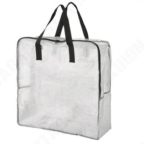 ถุงใสมีซิป ถุงใส่ของ  กระเป๋าใบใหญ่ ภายในกว้าง จัดเก็บได้ทุกอย่างตามแต่คุณจะต้องการ IKEA (อิเกีย)