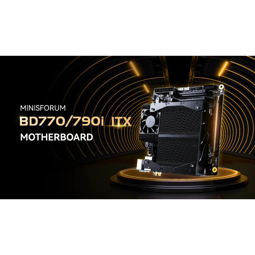 เมนบอร์ด mini Main-Bord  Mini-ITX on-board  BD770i -AMD Ryzen 7 7745HX / AR900i-i9-13900HX   the for