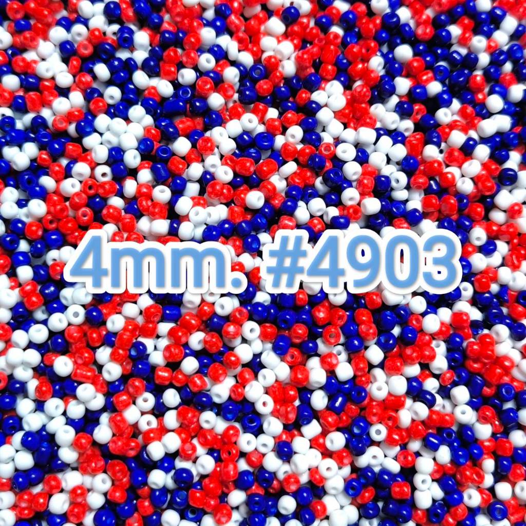 ลูกปัดเม็ดทราย 2/3/4 mm. สีด้านผสม 50 กรัม #ลูกปัด #ลูกปัดเม็ดทราย
