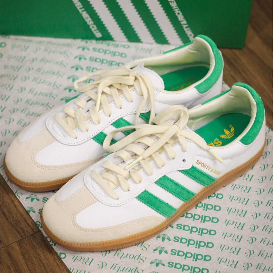 (ของแท้ 100%) adidas originals Samba og รองเท้าผ้าใบลำลองและสบายสำหรับผู้ชายและผู้หญิง