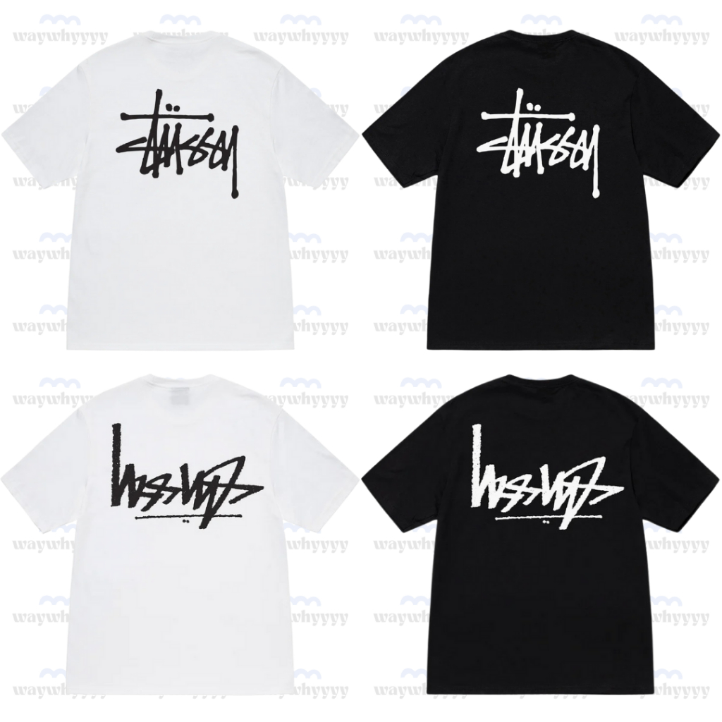 เสื้อยืด Stussy Basic tee & Flipped tee