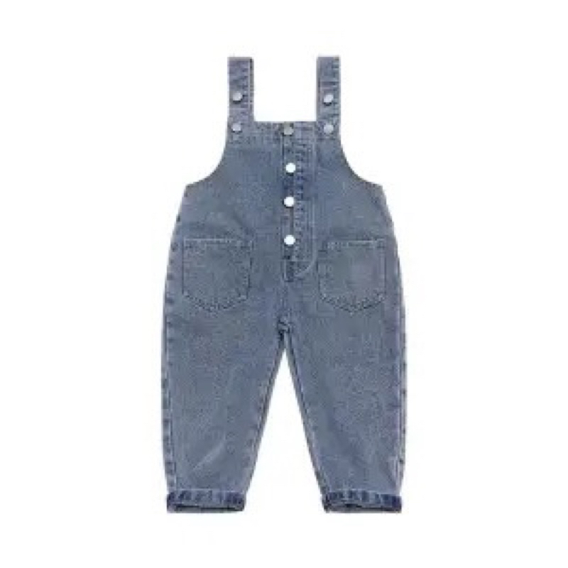 🔥 เอี๊ยมรุ่นใหม่ล่าสุด 🔥 เอี๊ยมยีนส์เด็กกระดุมเงินแฟชั่นสุดจ๊าบกระดุมโชว์ด้านหน้า4เม็ด สายปรับได้2ระดับ - รูปที่ 7