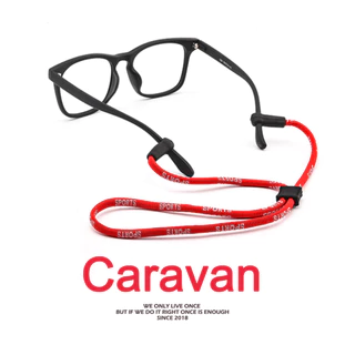 Caravan Crew สายคล้องแว่น แว่นตากีฬา แว่นกันแดด Eyeglass Cord Neck Strap String Rope Band Anti Slip สายคล้องแว่นตา