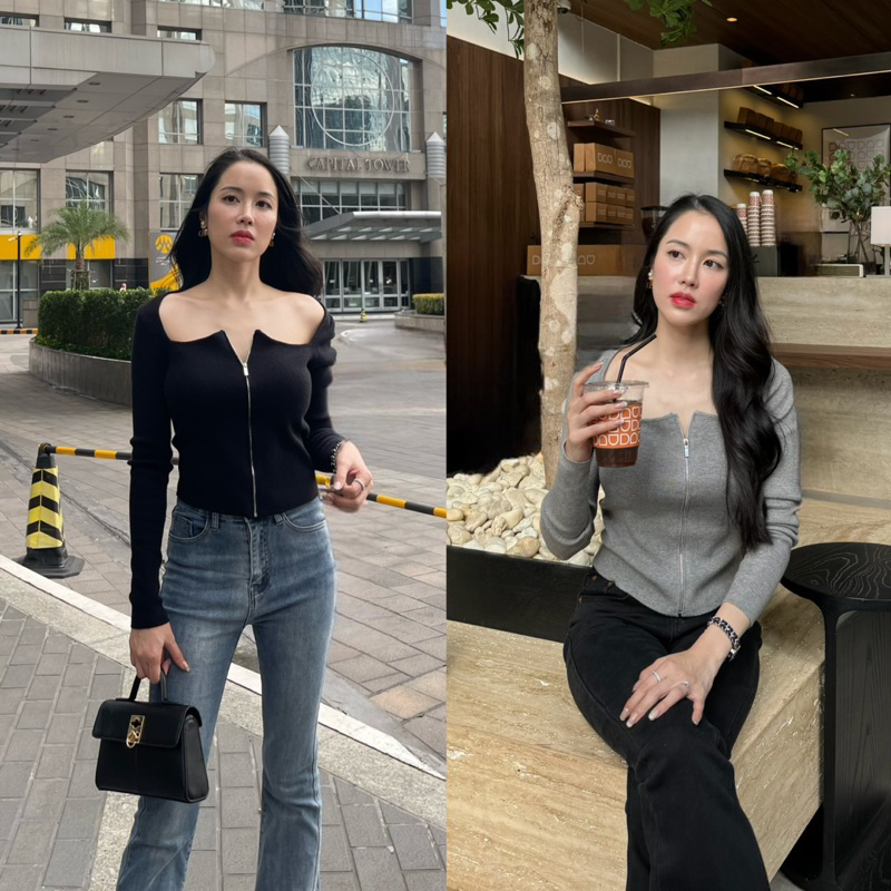 LITAZSTYLE : ZIPPER TOP