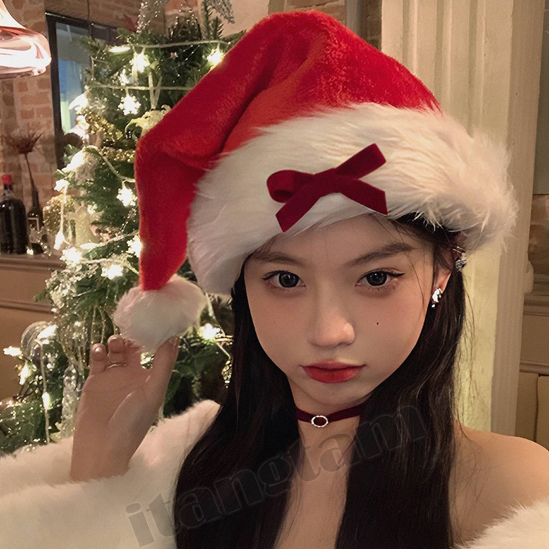 ส่งไวจาก กทม. หมวกซานตี้ / แบล๊กซานตี้ สำหรับงานปาร์ตี้ คริสต์มาส / Sexy Santy Hat , Sexy Black Santy Hat