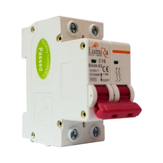 Lumira Breaker DC รุ่น MCB-DC 500V Solar Cell Safety Miniature Circuit ป้องกันกระแสไฟเกิน ไฟลัดวงจร