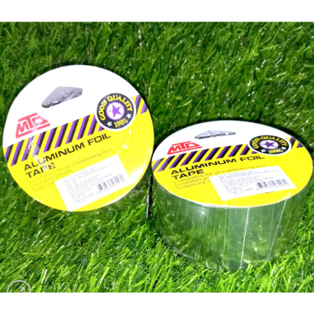 เทปอลูมิเนียม แผ่นอลูมิเนียมแปะหม้อ เทปติดหม้อ แผ่นปะหม้อ Aluminium Foil Tape ซ่อมหม้อ (BA359)(1ม้วน)