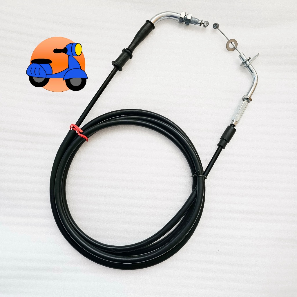 สายคันเร่ง Throttle Cable สำหรับ สโคมาดิ Scomadi TT125, TT125i, TT200i Ananda Series.