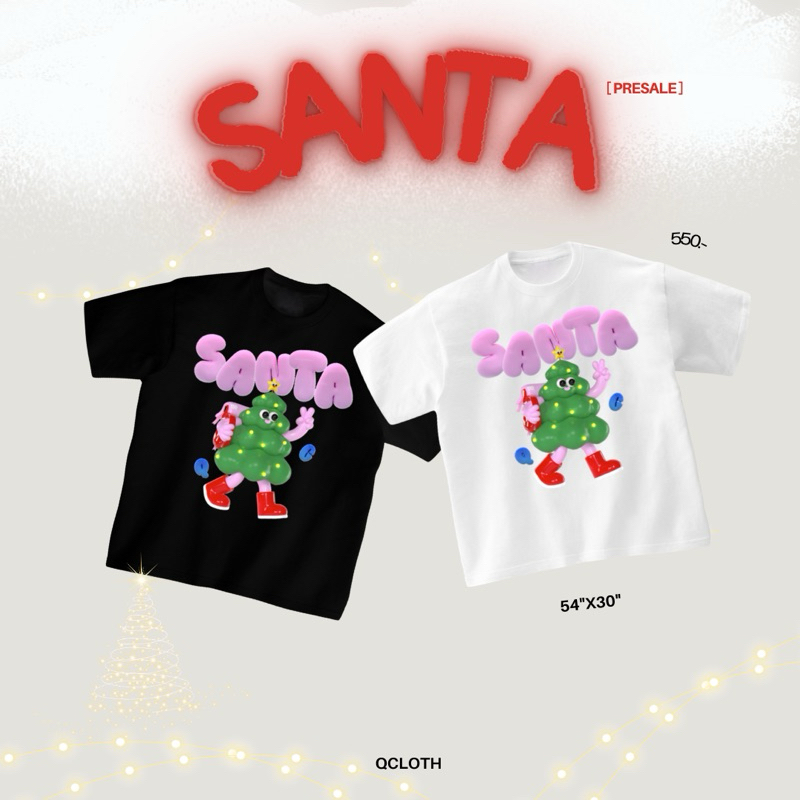 QCLOTH : santa oversize cotton 100%
