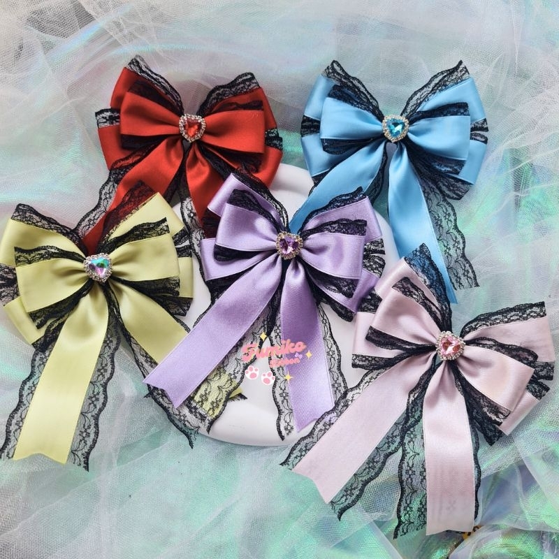 โบว์ติดผม เสื้อ แท่งไฟ แบบญี่ปุ่นน่ารักๆ เปลี่ยนจี้,สีได้