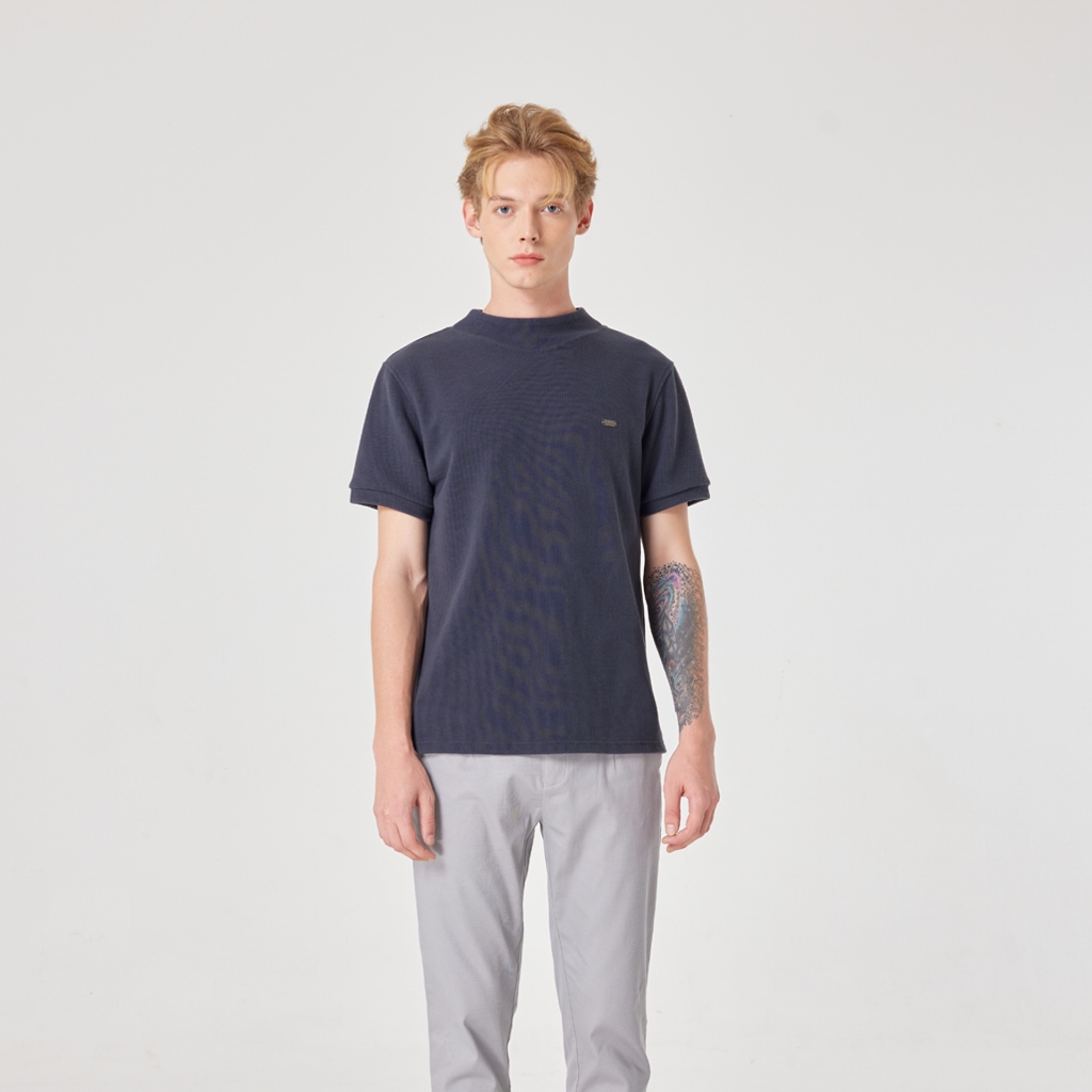Khaki Bros. - คา คิ บรอส. - Turtle Neck Tee - เสื้อยืดคอเต่า - KM23K054