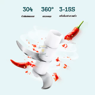 เครื่องปั่นกระเทียม พริก 150/250ML ไร้สาย USB ปั่นละเอียด บดเนื้อ บดกระเทียมไฟฟ้า-2