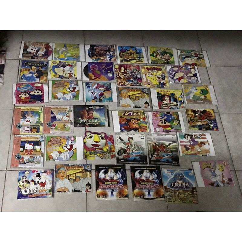 VCD,วีซีดีการ์ตูนซอง (16) การ์ตูนยอดนิยม แผ่นแท้ มาสเตอร์ มือ 1