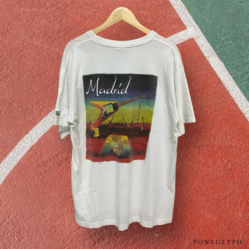 เสื้อยืด Hard Rock : Madrid ของแท้ มือสอง