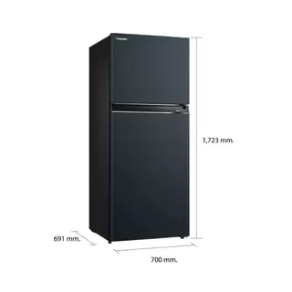 Toshiba ตู้เย็น 2 ประตู : ความจุ 14.5 คิว รุ่น GR-RT558WE-PMT(52)
