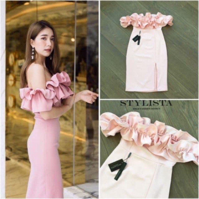 เดรสไปงานแต่ง ป้ายStylista ไซส์M
