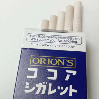 ORION COCOA CIGARETTE 6 PC 14 G (15727) ลูกอมในรูปแบบแท่งรสโกโก้ จากญี่ปุ่น JAPANESE CANDY