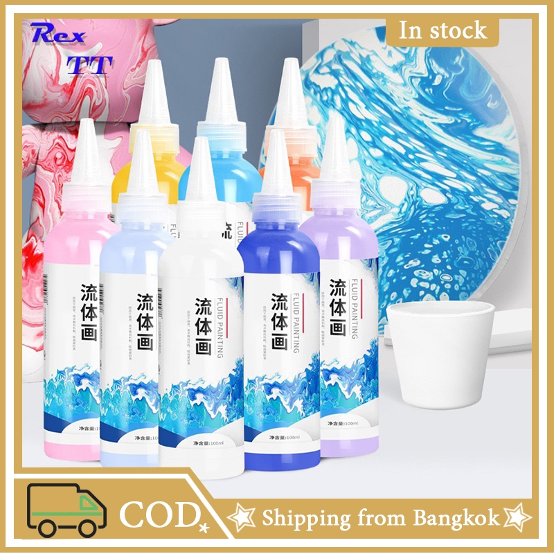 Fluid painting acrylic paint violent bear DIY creative graffiti art painting paint 100ml fluid painting paint