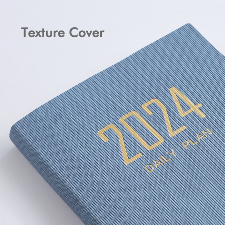 KIKI สมุดไดอารี่ 2024 A5 20x14cm พกพาสะดวก ปกอ่อน รายวัน สำหรับจดบันทึก Diary Book