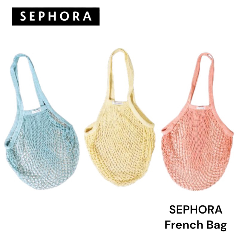 กระเป๋าผ้าถัก Sephora French Market bag