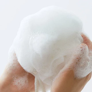 MUJI 🛁 ฟองน้ำ อาบน้ำ ใยขัดตัว ตาข่าย ตีฟอง Foaming Net Ball มูจิ ของแท้