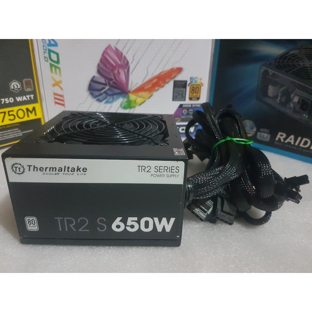 PSU ประกัน 3เดือน Thermaltake TR2S 650W 80+White มือ2 / power supply / พาวเวอร์ซัพพลาย