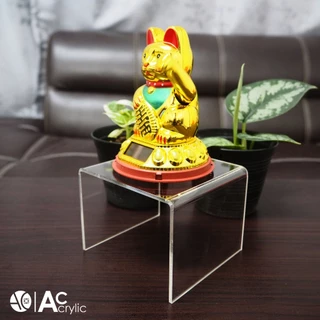 ชั้นวางโมเดล ชั้นอะคริลิค ชั้นวางของ ทรง U ขนาด ก10xย10xส8cm. หนา 3 มิล (S2)