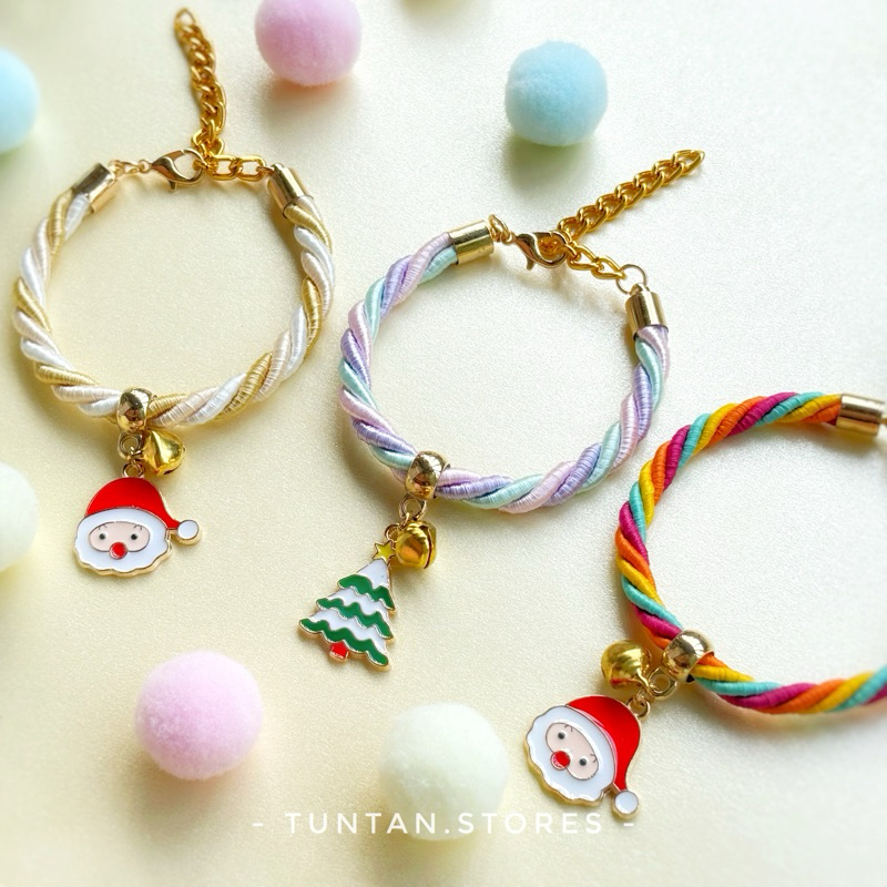 ปลอกคอแมว สุนัข ปรับขนาดได้ รุ่น Christmas (ส่งของภายใน 2 วัน)