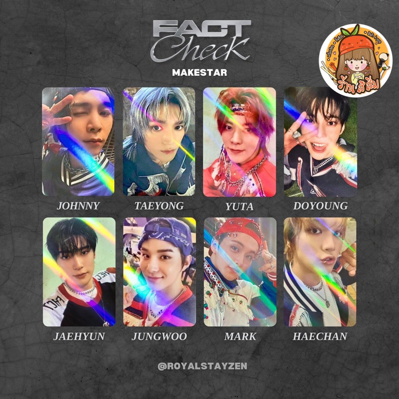 [พร้อมส่ง] Photocard MAKESTAR การ์ด POB NCT 127 Fact Check (NCT127)