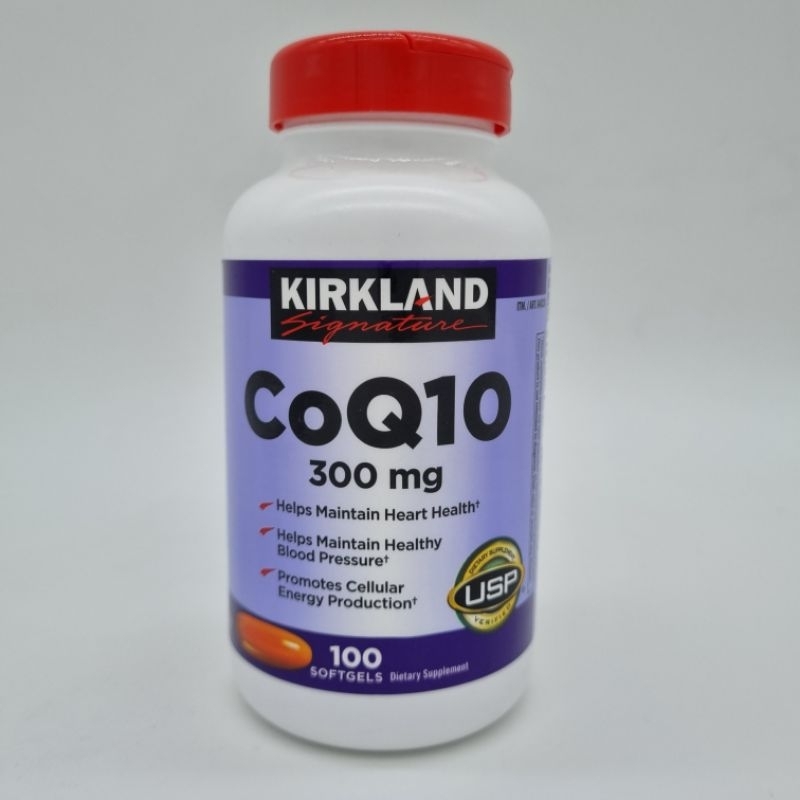 โคคิวเท็น CoQ10 Kirkland 300 mg. 100 เม็ด