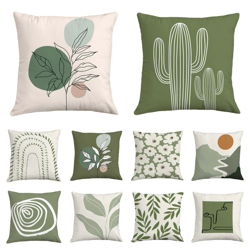 ShopAt.Two[PW-2283] ปลอกหมอน ปลอกหมอนโซฟา ปลอกหมอนตกแต่งโซฟา ทรงสี่เหลี่ยม ขนาด 45x45 cm. - รูปที่ 2