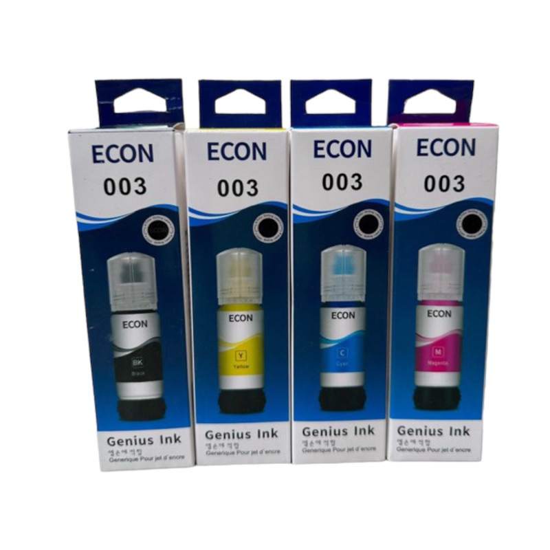 หมึกเติม Epson 003 / น้ำหมึก Epson L003 L1110/L3100/L3101/L3110/L3150/L5190 เกรดพรีเมี่ยม สีสดใส ใช้ทดแทนของแท้ได้