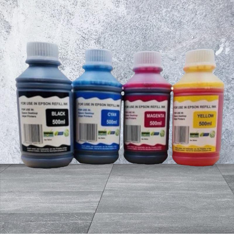 หมึกเติม Hp 500 ml/น้ำหมึกเติม/หมึกเติม/Tank/หมึกเติมตลับ/หมึกขนาด 500 BK C M Y  หมึกคุณภาพดี