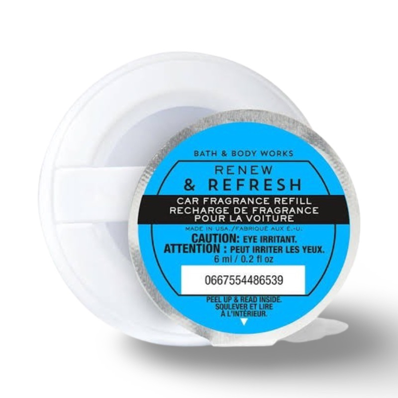 Bath&Body Works ช๊อปไทย Renew & Refresh Car Fragrance Refillรีฟิลน้ำหอมรถกลิ่น รีเฟรช