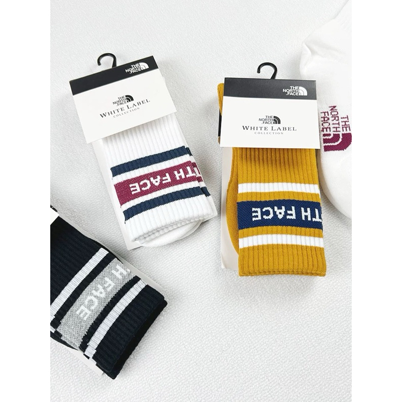 ส่งในประเทศไทย🇹🇭จัดส่ง2-3วันถึงบ้าน ถุงเท้า The North Face แท้100% ถุงเท้าหนานุ่มใส่สบาย ราคาถูก