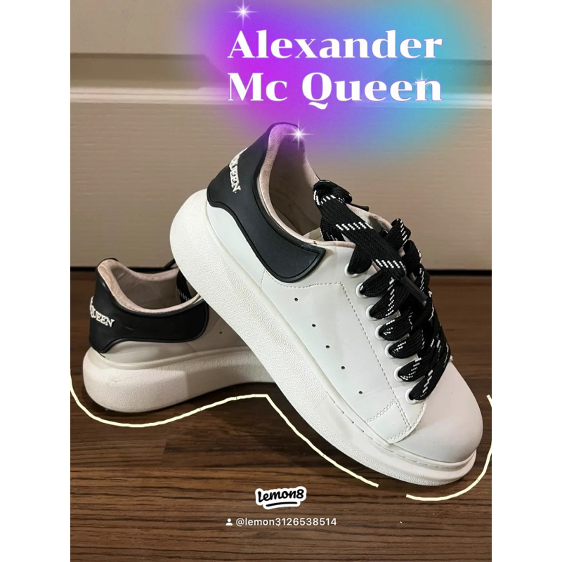 รองเท้าผ้าใบมือสอง Alexander Mc Queen  size 39 (ความยาว 24.5 cm)