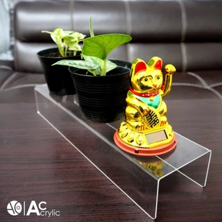 ชั้นวางโมเดล ชั้นอะคริลิค ชั้นวางของ ทรง U ขนาด ก9xย38xส6cm. หนา 2 มิล (U3)